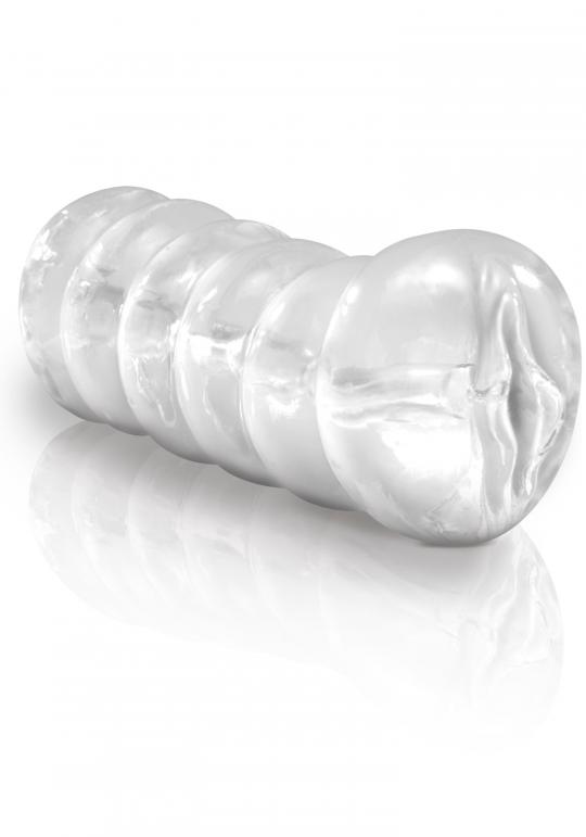 Masturbatore realistico per uomo pipedream vagina finta extreme clear