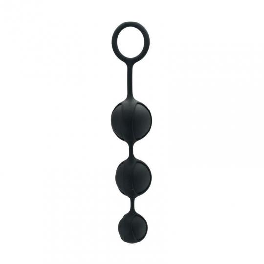 Palline vaginale kegel nero black stimolatore massaggio pavimento pelvico