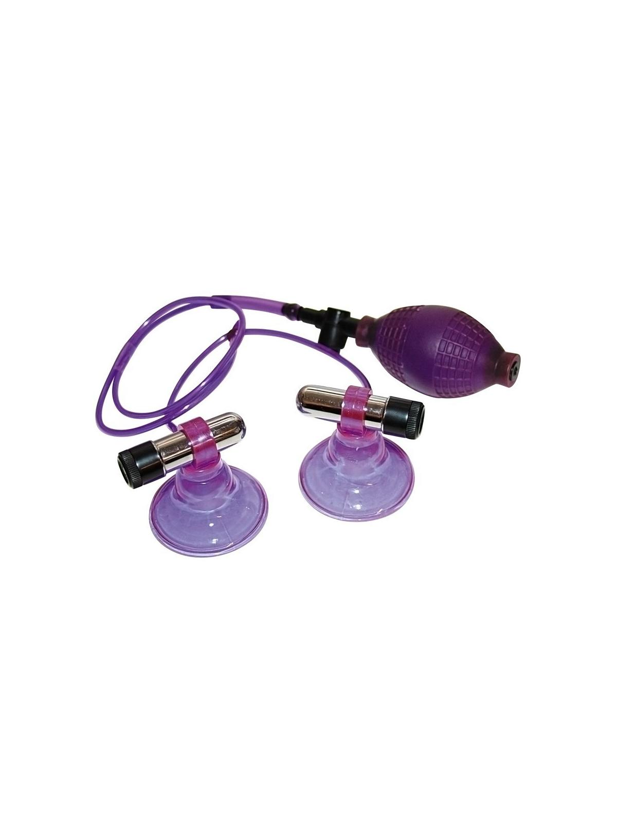 Succhia tette capezzoli vibrante pompa violet nipple sucker