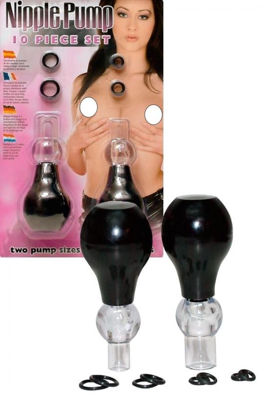 Stimolatore succhia capezzoli con risucchio fetish fantasy nipple erector  set