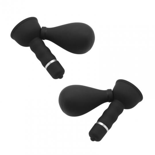 Pompa per seno stimolatore succhia vibratore sex toys per donna nero 