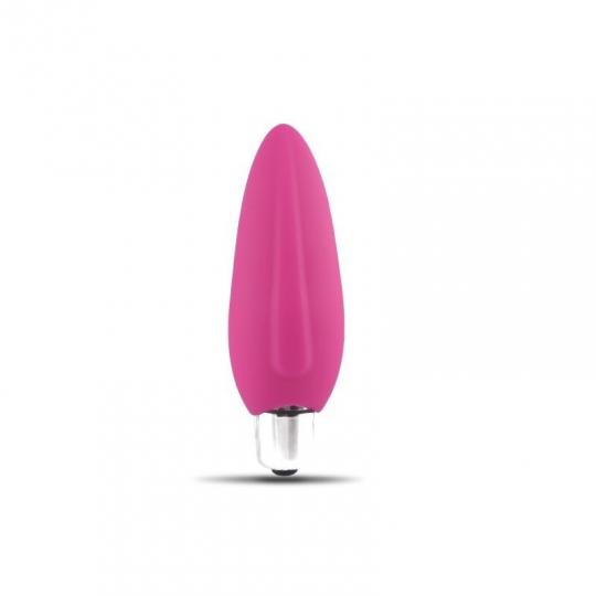 stimolatore clitoride vibratore vaginale in silicone mini fallo vibrante sex toys rosa fan vane