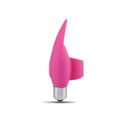 stimolatore clitoride vibratore vaginale in silicone mini fallo vibrante sex toys rosa fan vane