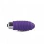 Vibratore vaginale fallo dildo vibrante mini stimolatore clitoride in silicone viola