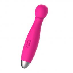 stimolatore vaginale vibratore clitoride massaggiatore body wand massanger in silicone pink