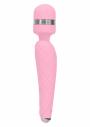 Stimolatore vaginale ricaricabile wand vibratore vaginale per clitoride in silicone rosa