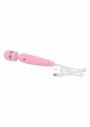 Stimolatore vaginale ricaricabile wand vibratore vaginale per clitoride in silicone rosa