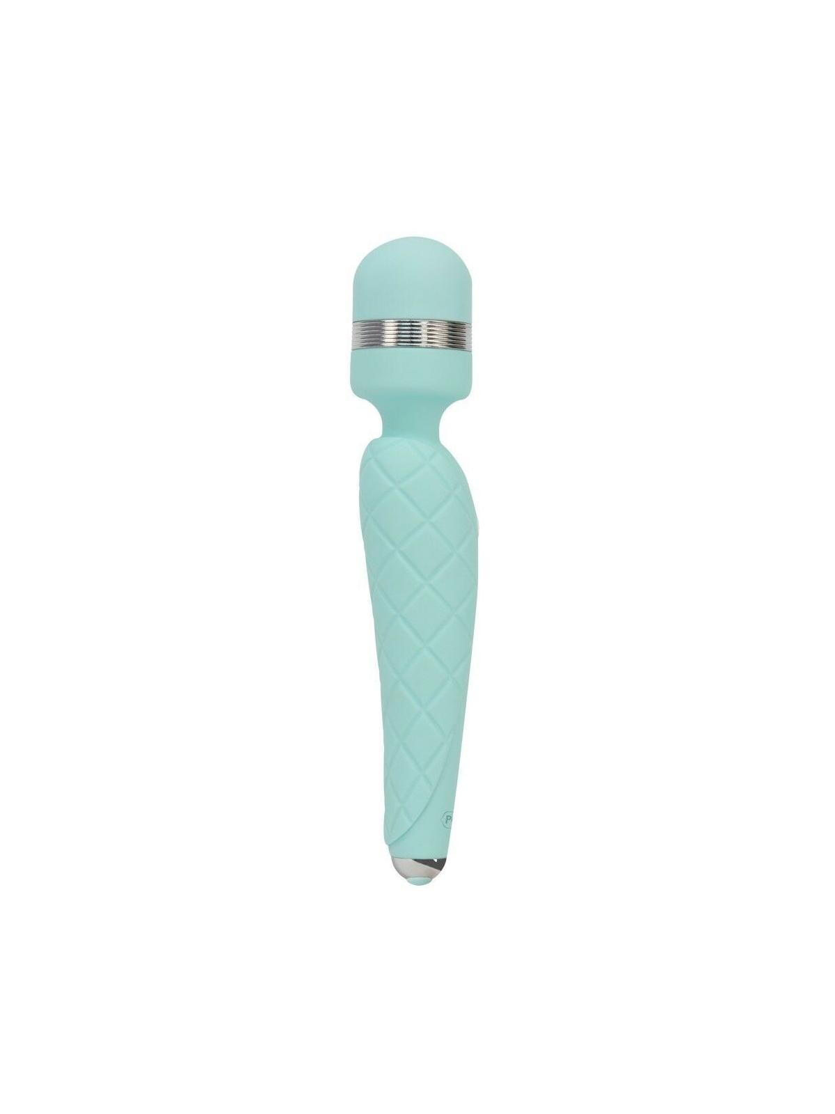 Stimolatore ricaricabile wand vibratore vaginale per clitoride in silicone blu