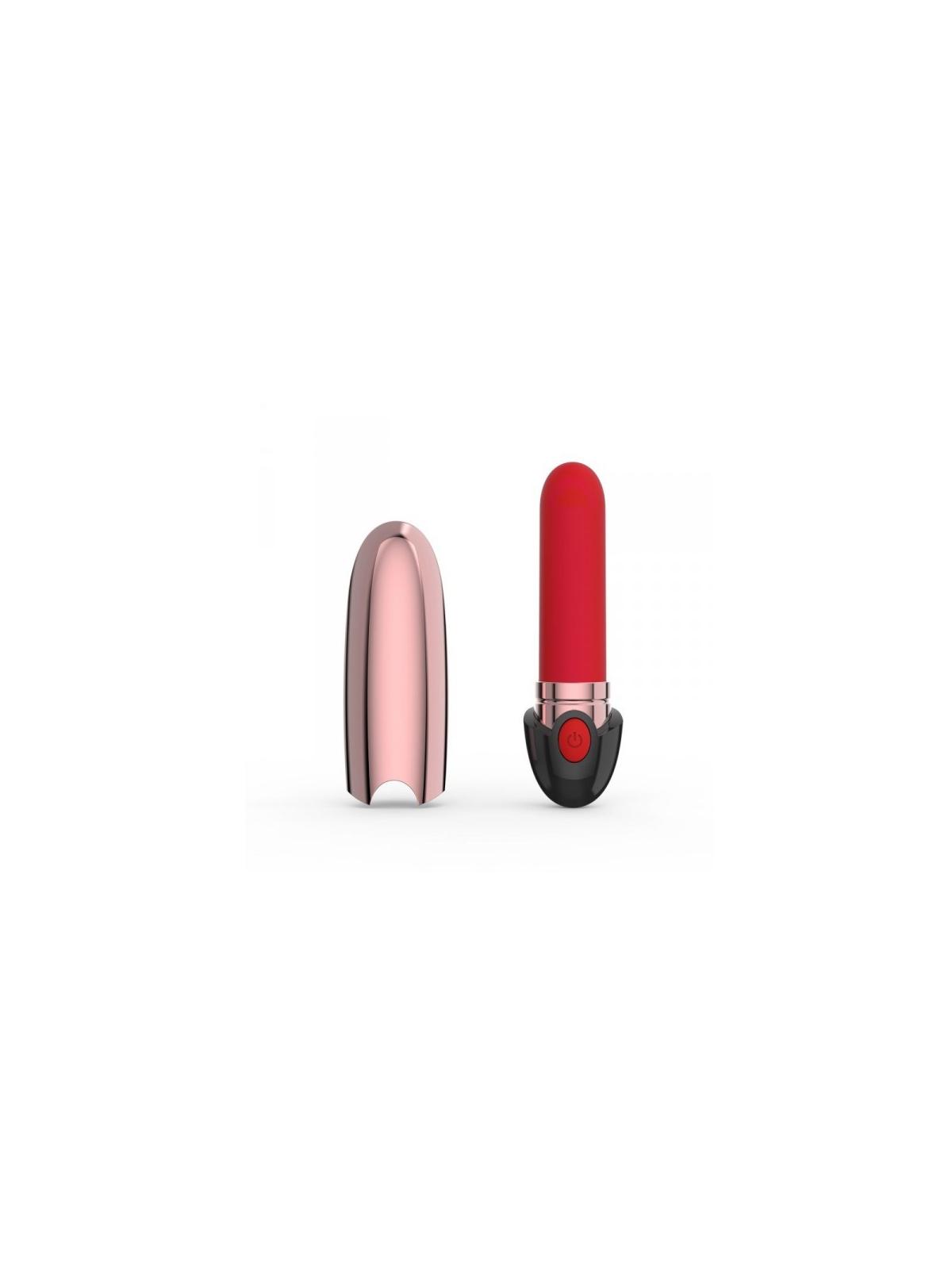 Vibratore vaginale stimolatore clitoride sex toys rossetto donna rosso red future