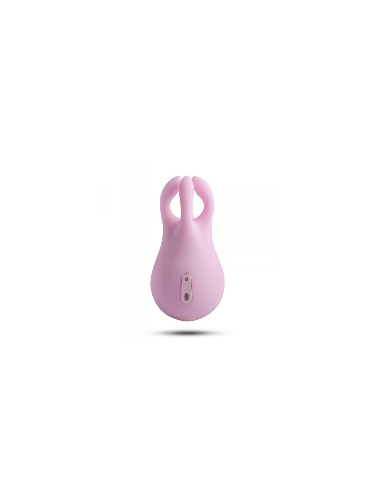 Stimolatore vaginale in silicone rosa per donna vibratore clitoride ricaricabile