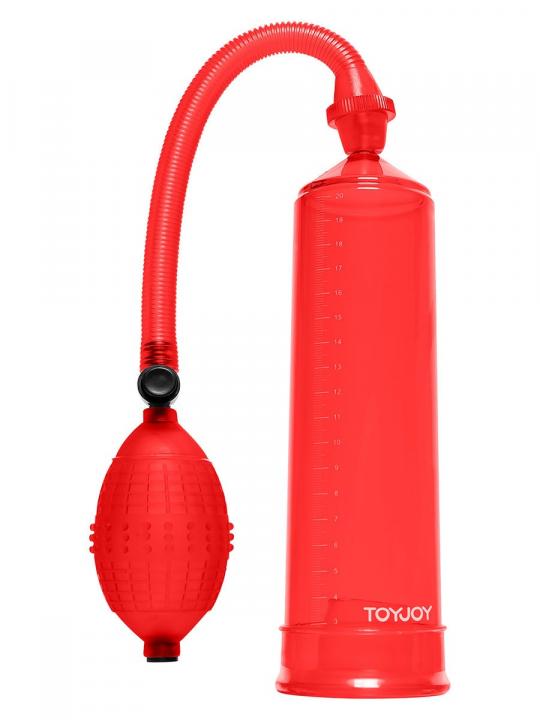 SVILUPPATORE a pompa per pene POWER PUMP red