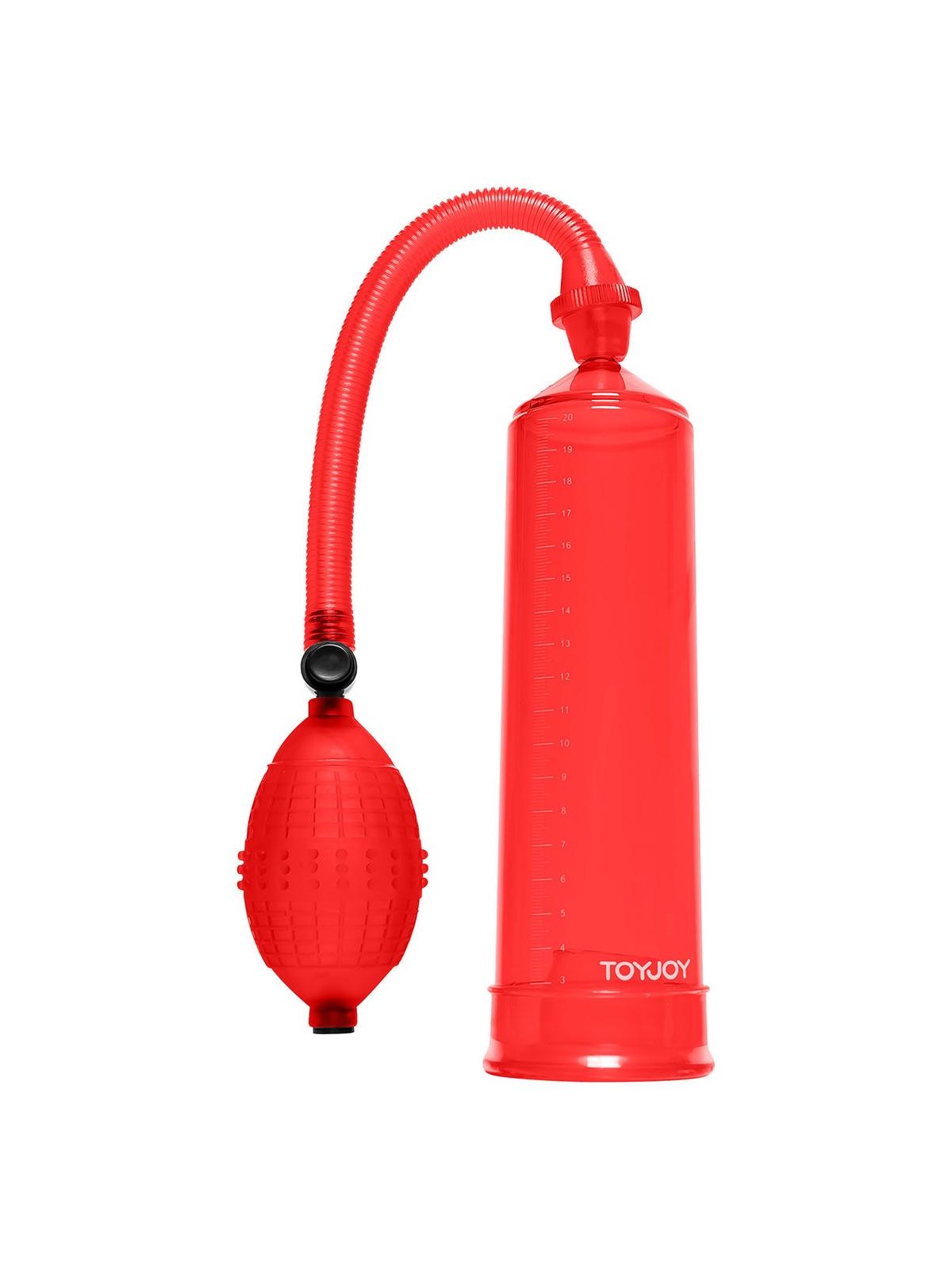 SVILUPPATORE a pompa per pene POWER PUMP red