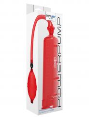 SVILUPPATORE a pompa per pene POWER PUMP red