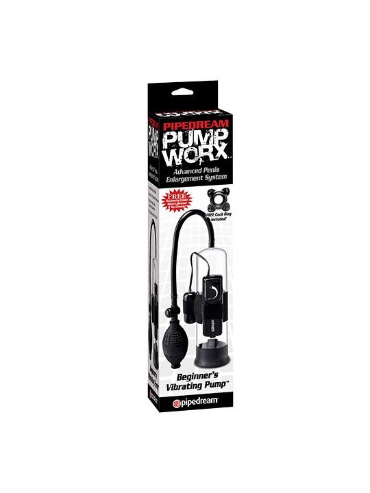 Pompa per sviluppare pene PUMP WORX BEGINNER'S VIBRATING PUMP