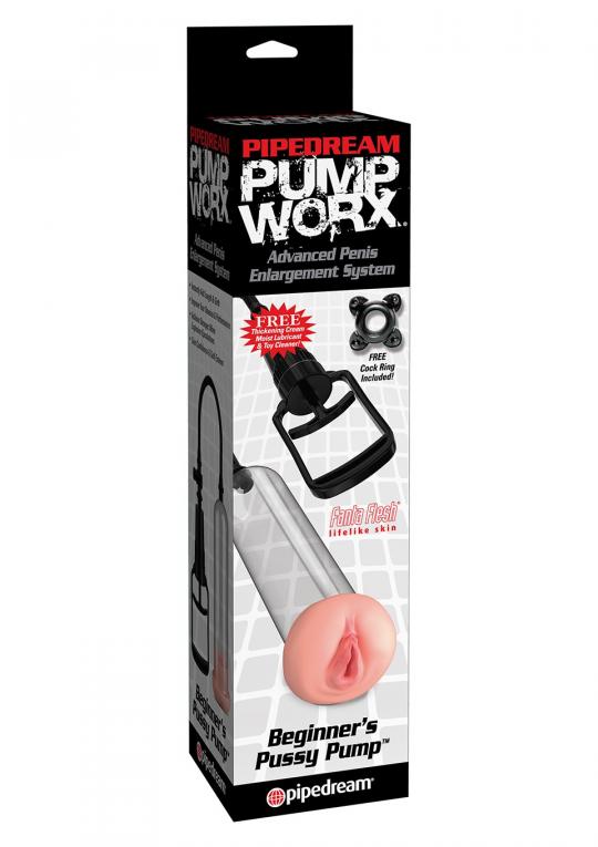 Pompa per pene masturbatore Pump Worx Beginner's Pussy Pump