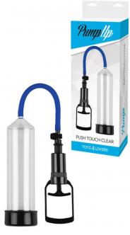 Pompa per allungare il pene sviluppatore pump up push touch clear