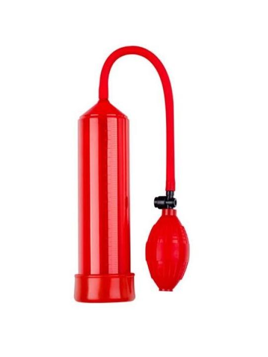 Pompa per allungare il pene sviluppatore pump up easy touch Rosso