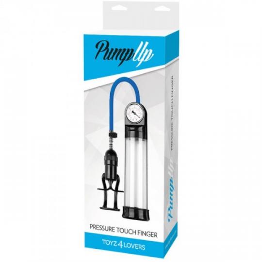 Pompa sviluppatore per pene a pompa pump up pressure touch finger con barometro