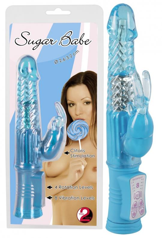 Vibratore Rabbit Blue Sugar Babe