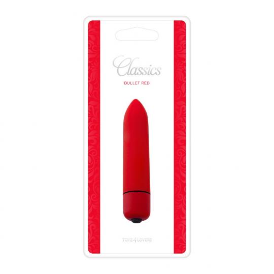 Vibratore stimolatore vaginale bullet classics Red