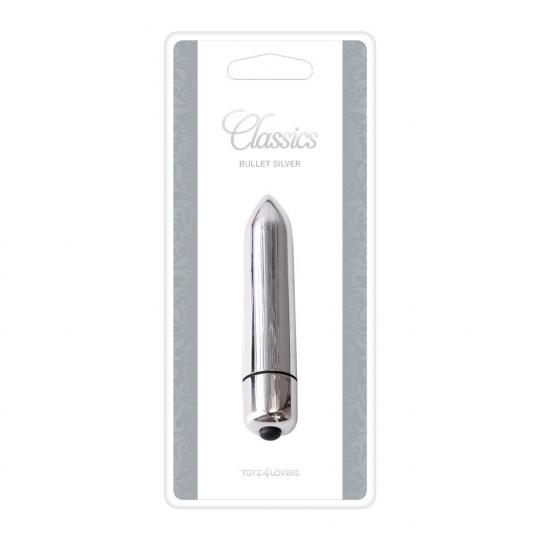 Vibratore stimolatore vaginale bullet classics Silver