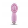 Stimolatore clitoride vibratore vaginale ricaricabile in silicone mini flex pink