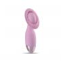 Stimolatore clitoride vibratore vaginale ricaricabile in silicone mini flex pink