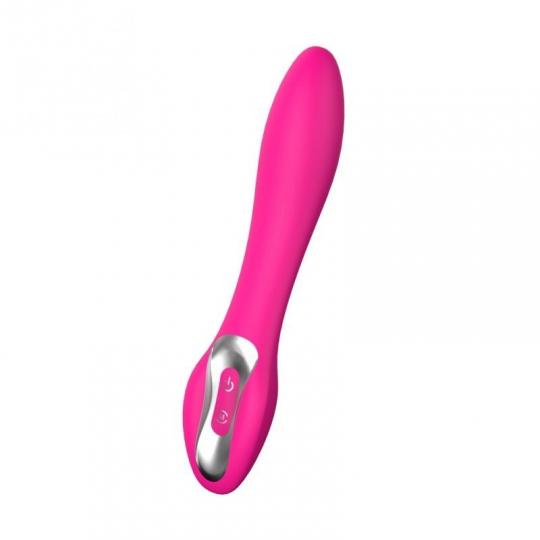 Vibratore vaginale dildo fallo vibrante in silicone stimolatore sex toys elys concave pink