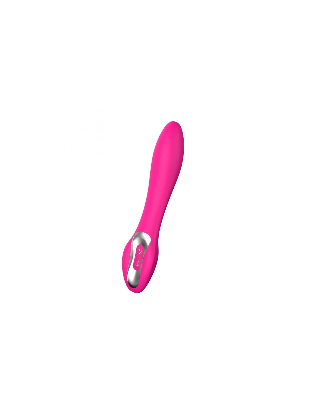 Vibratore vaginale dildo fallo vibrante in silicone stimolatore sex toys elys concave pink