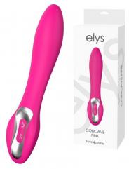 Vibratore vaginale dildo fallo vibrante in silicone stimolatore sex toys elys concave pink