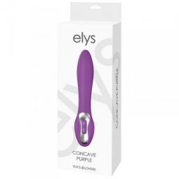 Vibratore vaginale fallo vibrante dildo in silicone stimolatore sex toys elys concave purple