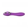 Vibratore vaginale fallo vibrante dildo in silicone stimolatore sex toys elys concave purple