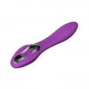 Vibratore vaginale fallo vibrante dildo in silicone stimolatore sex toys elys concave purple