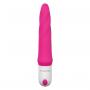 Vibratore realistico in silicone realistico vaginale anale dildo fallo vibrante in silicone vibe pink