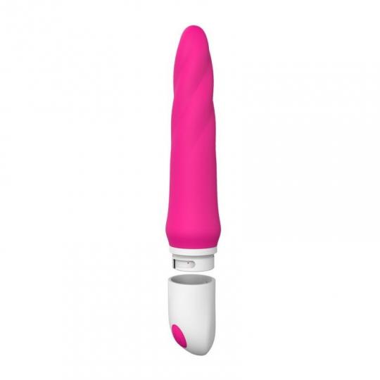 Vibratore realistico in silicone realistico vaginale anale dildo fallo vibrante in silicone vibe pink