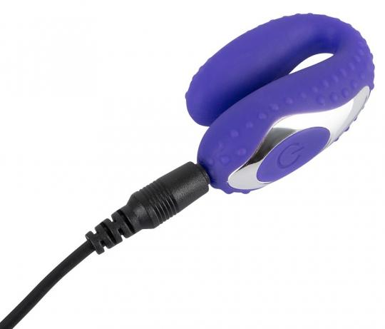 Vibratore per coppia ricaricabile doppio dildo stimolatore vaginale uomo donna