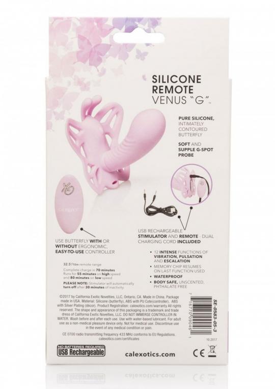 Vibratore stimolatore vaginale e clitoride indossabile con telecomando in silicone