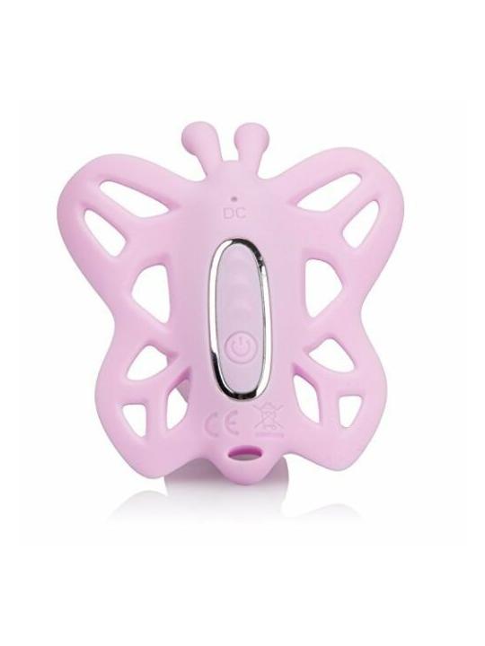 Vibratore stimolatore vaginale e clitoride indossabile con telecomando in silicone