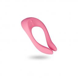 Stimolatore vaginale in silicone per coppia vibratore doppio clitoride satisfyer partner