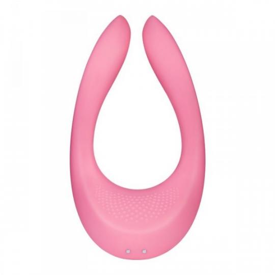 Stimolatore vaginale in silicone per coppia vibratore doppio clitoride satisfyer partner