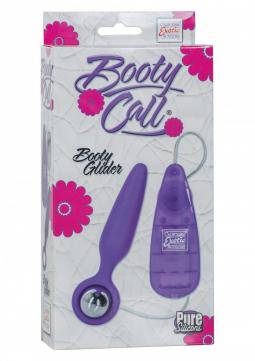 Vibratore Plug anale fallo con vibrazione butt Booty Call Booty Glider Viola