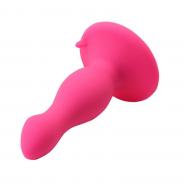 Vibratore anale plug dildo vibrante anal butt pink sex toys