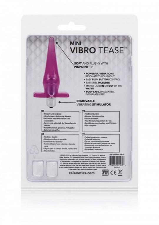 Plug anale vibratore dildo fallo vibrante conico butt