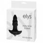 Vibratore anale stimolatore in silicone plug butt dildo falo vibrante nero mini screw