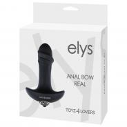 Vibratore anale realistico stimolatore plug vaginale nero in silicone fallo dildo vibrante anal bow