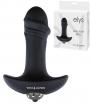 Vibratore anale realistico stimolatore plug vaginale nero in silicone fallo dildo vibrante anal bow