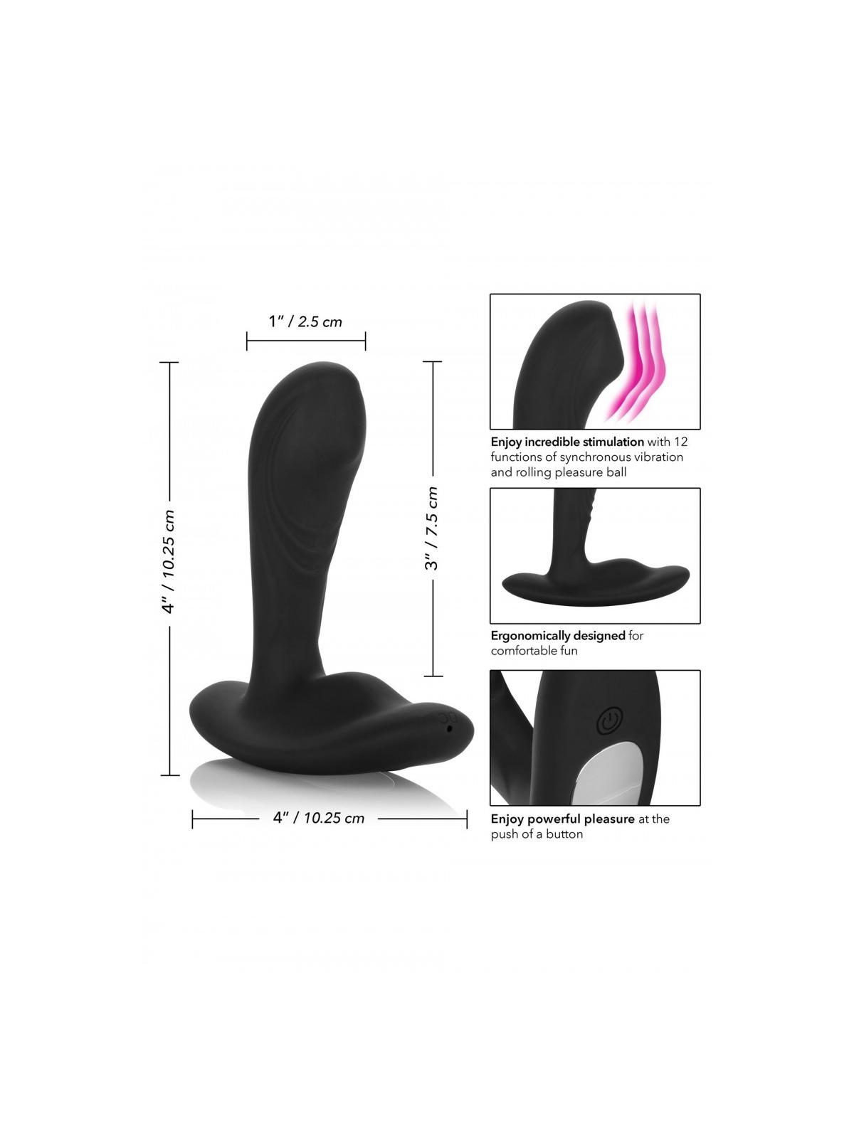 Vibratore stimolatore anale dildo fallo vibrante per prostata sex toy realistico uomo