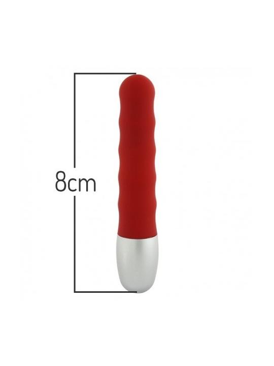 Vibratore vaginale anale stimolatore rosso mini fallo vibrante stimolatore clitoride