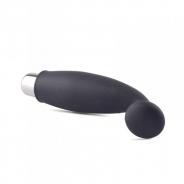 Vibratore nero in silicone stimolatore vaginale dildo fallo vibrante mini finger fan stalk