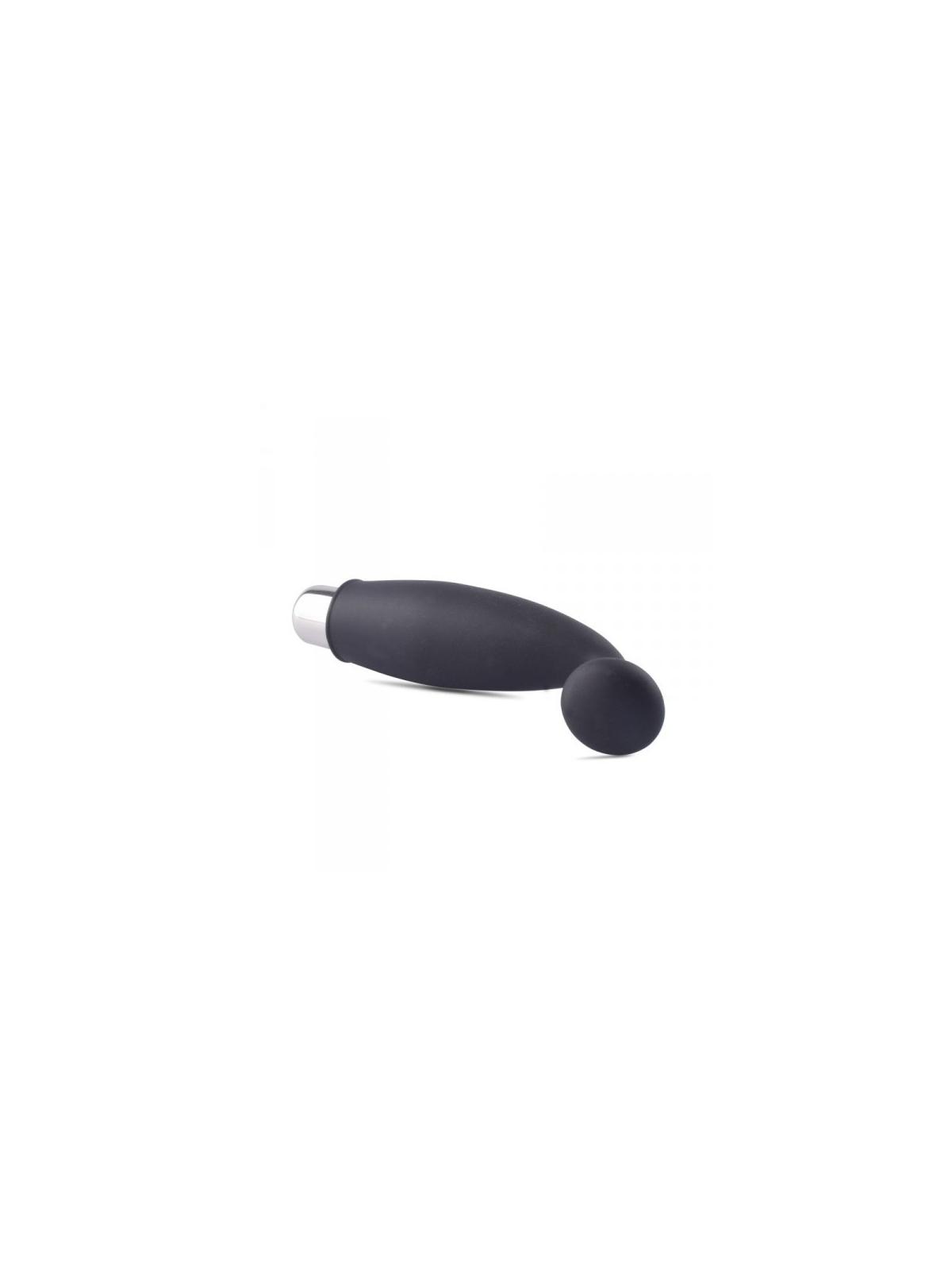 Vibratore nero in silicone stimolatore vaginale dildo fallo vibrante mini finger fan stalk